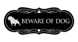 Signs ByLITA Designer Beware of Dog Sign