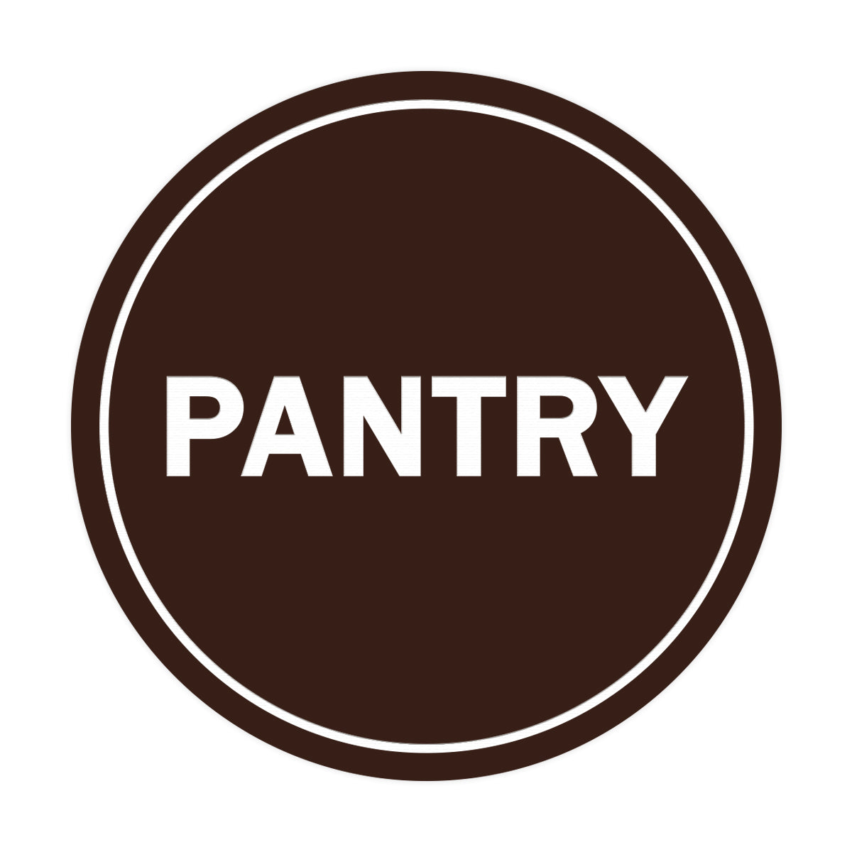 Signs ByLITA Circle Pantry Sign