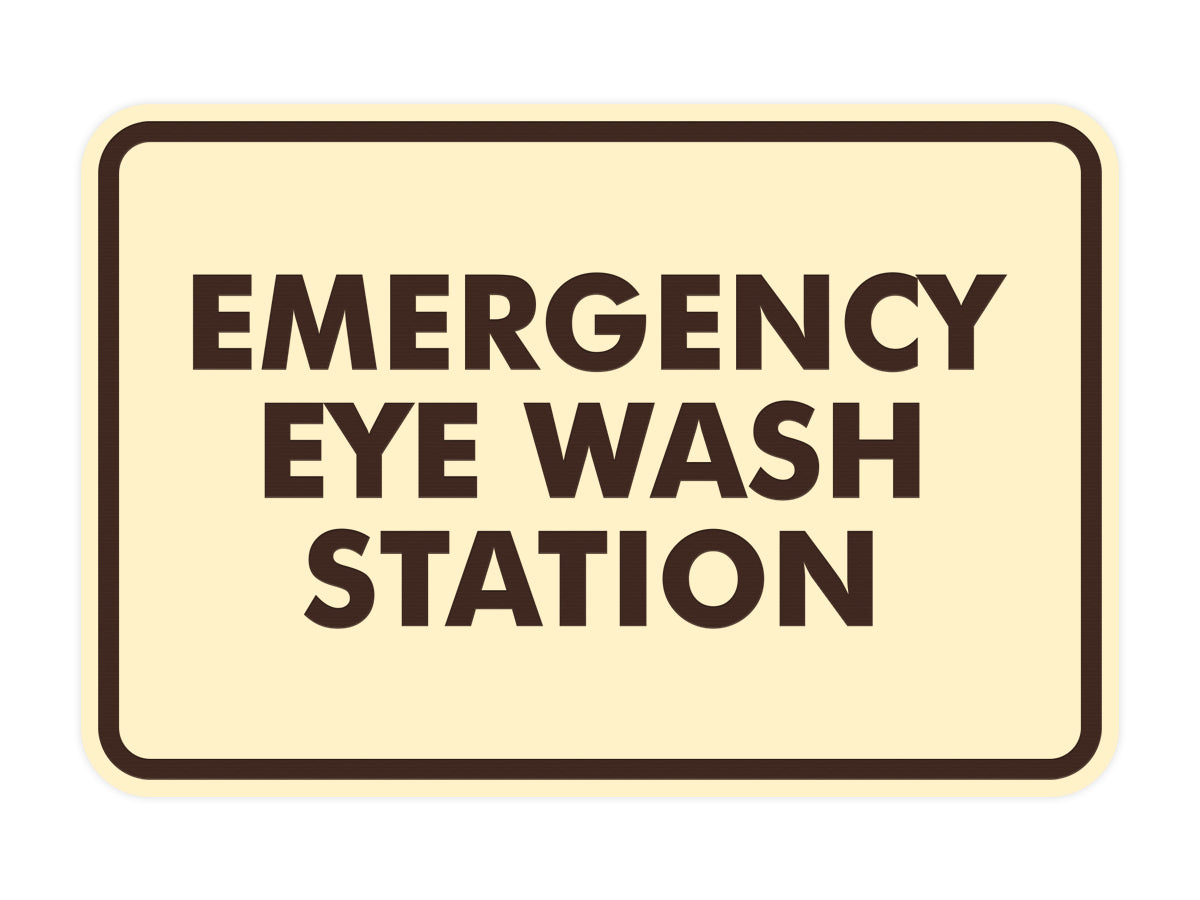 Signs ByLITA Classic Emergency Eye Wash Station Sign