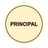 Signs ByLITA Circle Principal Sign