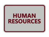 Signs ByLITA Classic Human Resources Sign