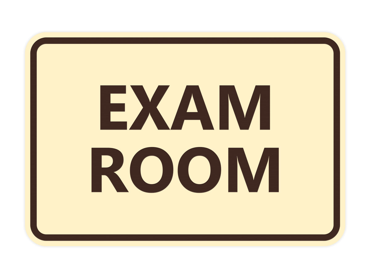 Signs ByLITA Classic Exam Room Sign