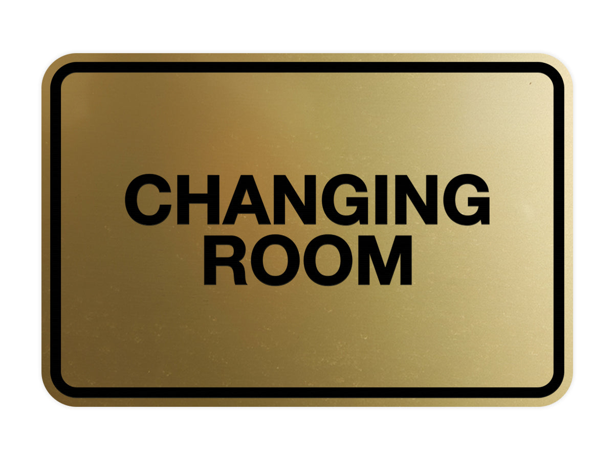 Signs ByLITA Classic Changing Room Sign