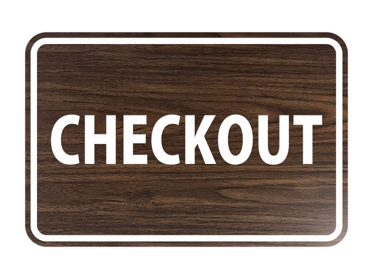 Signs ByLITA Classic Checkout Sign