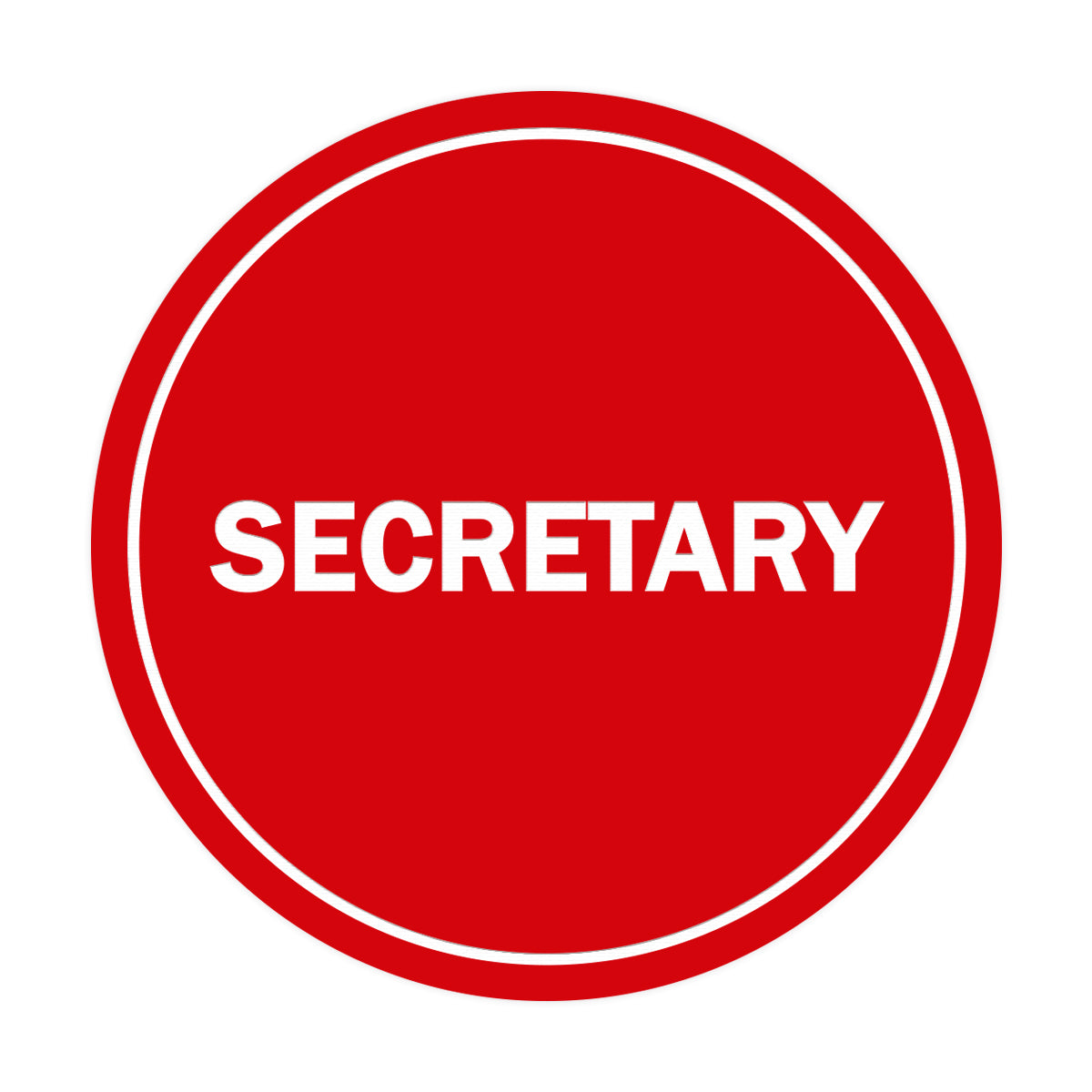 Signs ByLITA Circle Secretary Sign