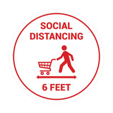 Signs ByLITA Circle Social Distancing Sign
