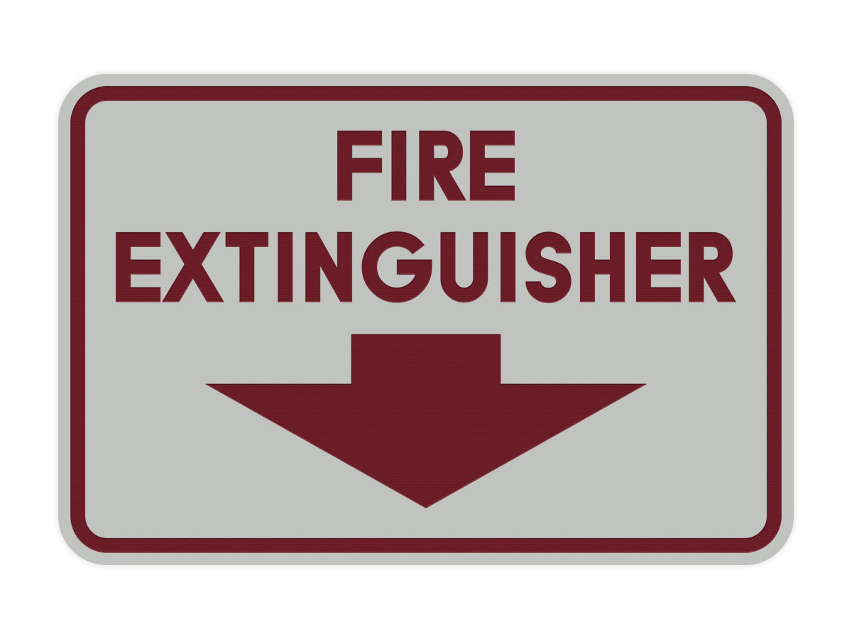 Signs ByLITA Classic Framed Fire Extinguisher
