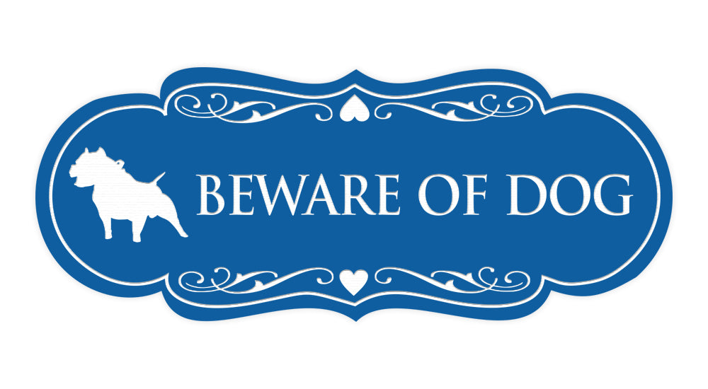Signs ByLITA Designer Beware of Dog Sign