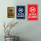 Signs ByLita Classic Framed No Pets Allowed Sign
