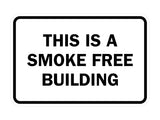 Signs ByLITA Classic Framed This is a Smoke Free Building Sign