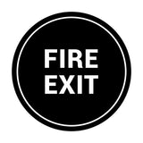 Signs ByLITA Circle Fire Exit Sign