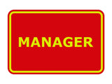 Signs ByLITA Classic Framed Manager