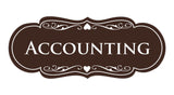 Signs ByLITA Designer Accounting Sign