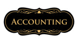 Signs ByLITA Designer Accounting Sign