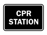 Signs ByLITA Classic CPR Station Sign