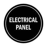 Signs ByLITA Circle Electrical Panel Sign