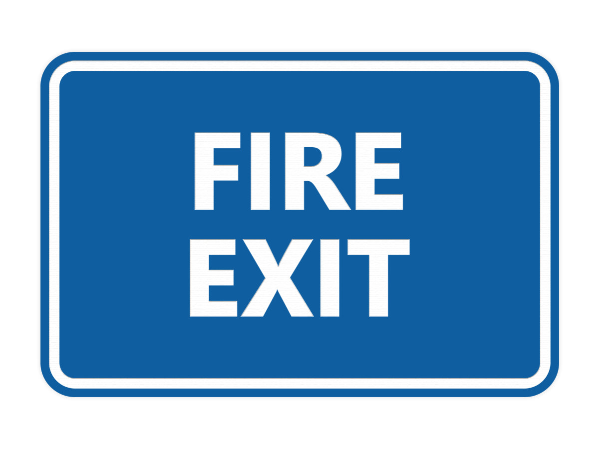 Signs ByLITA Classic Fire Exit Sign