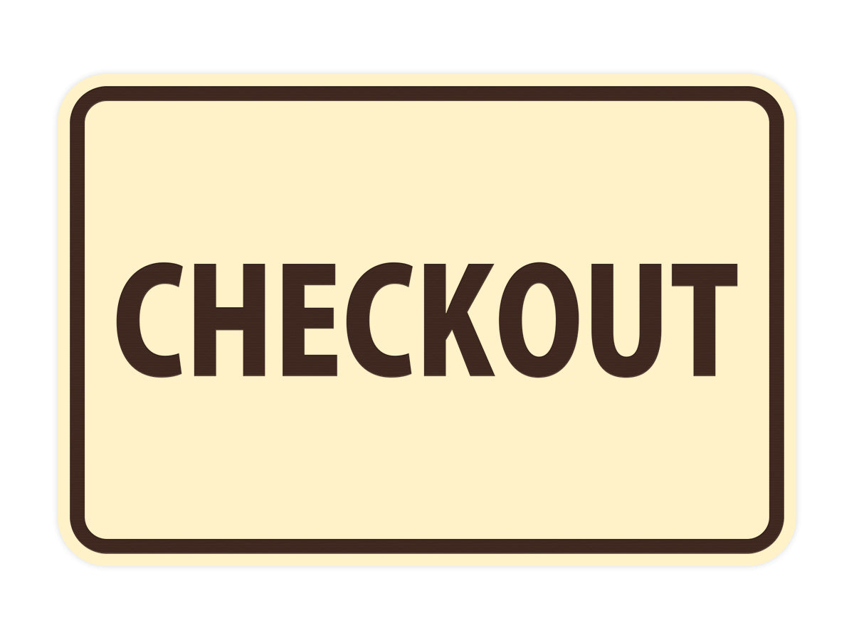 Signs ByLITA Classic Checkout Sign