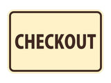 Signs ByLITA Classic Checkout Sign