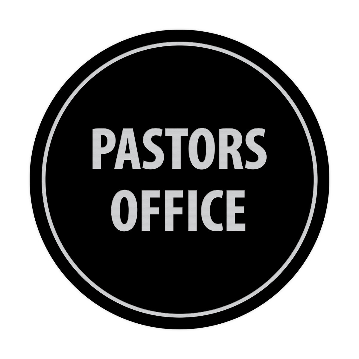 Signs ByLITA Circle Pastors Office Sign