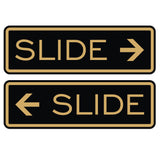 Classic Slide Door Sign