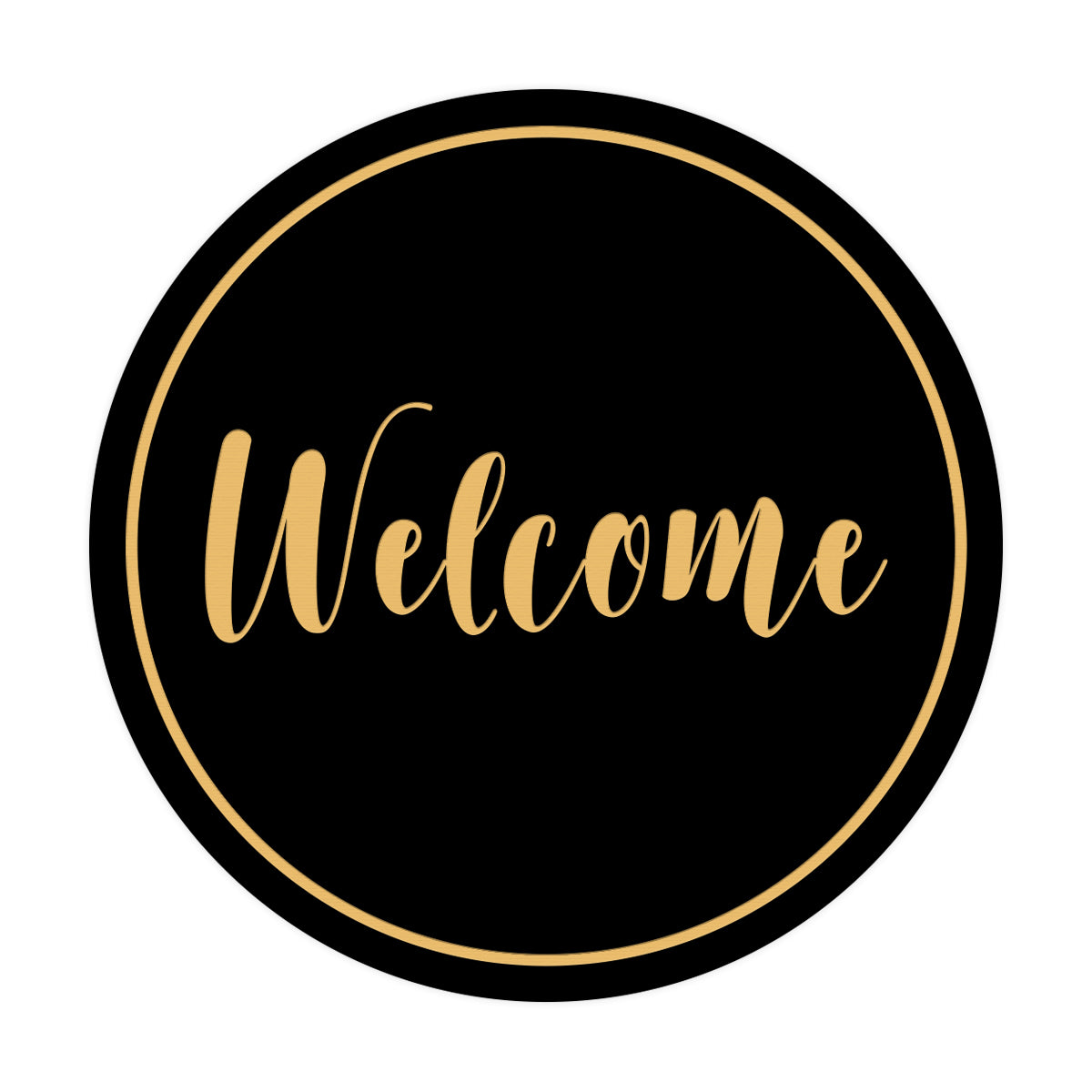 Signs ByLITA Circle Welcome Sign