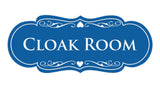 Signs ByLITA Designer Cloak Room Sign