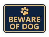 Signs ByLITA Classic Framed Beware of Dog Sign