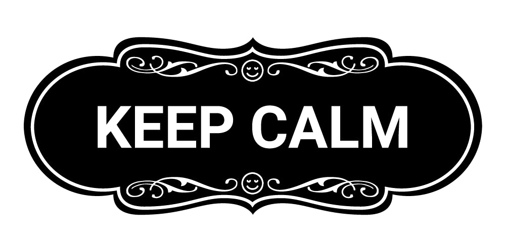 Designer Keep Calm Wall or Door Sign