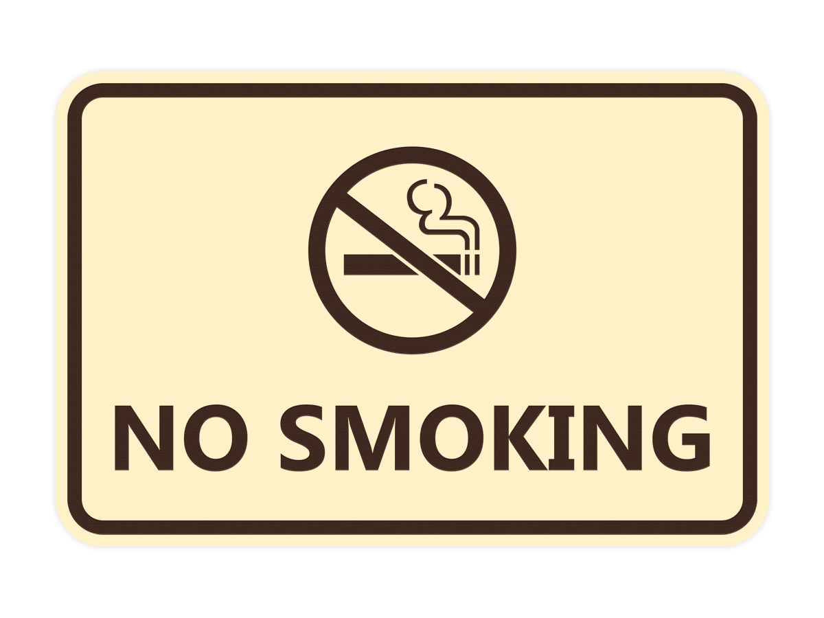 Signs ByLITA Classic Framed No Smoking Sign