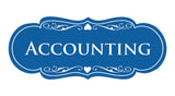 Signs ByLITA Designer Accounting Sign