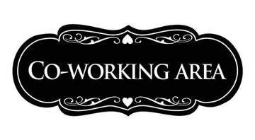 Signs ByLITA Designer Co-Working Area Sign