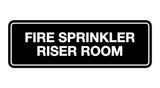 Signs ByLITA Standard Fire Sprinkler Riser Room Sign