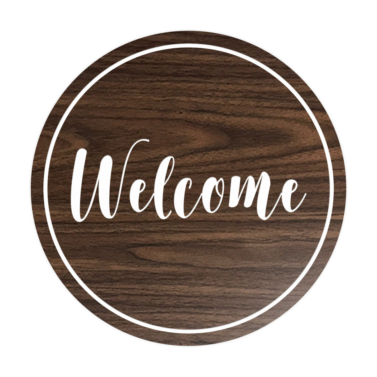 Signs ByLITA Circle Welcome Sign