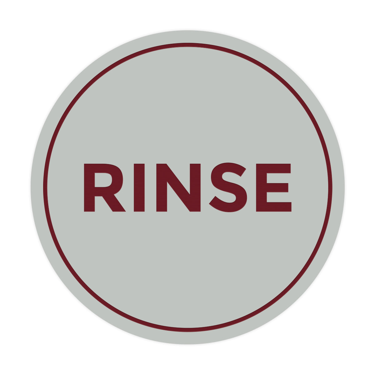 Signs ByLITA Circle Rinse Sign