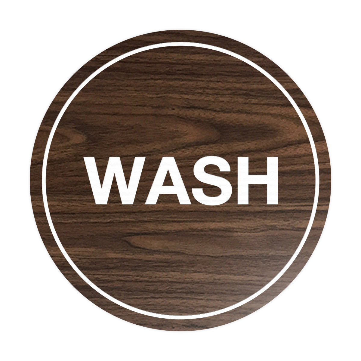 Signs ByLITA Circle Wash Sign