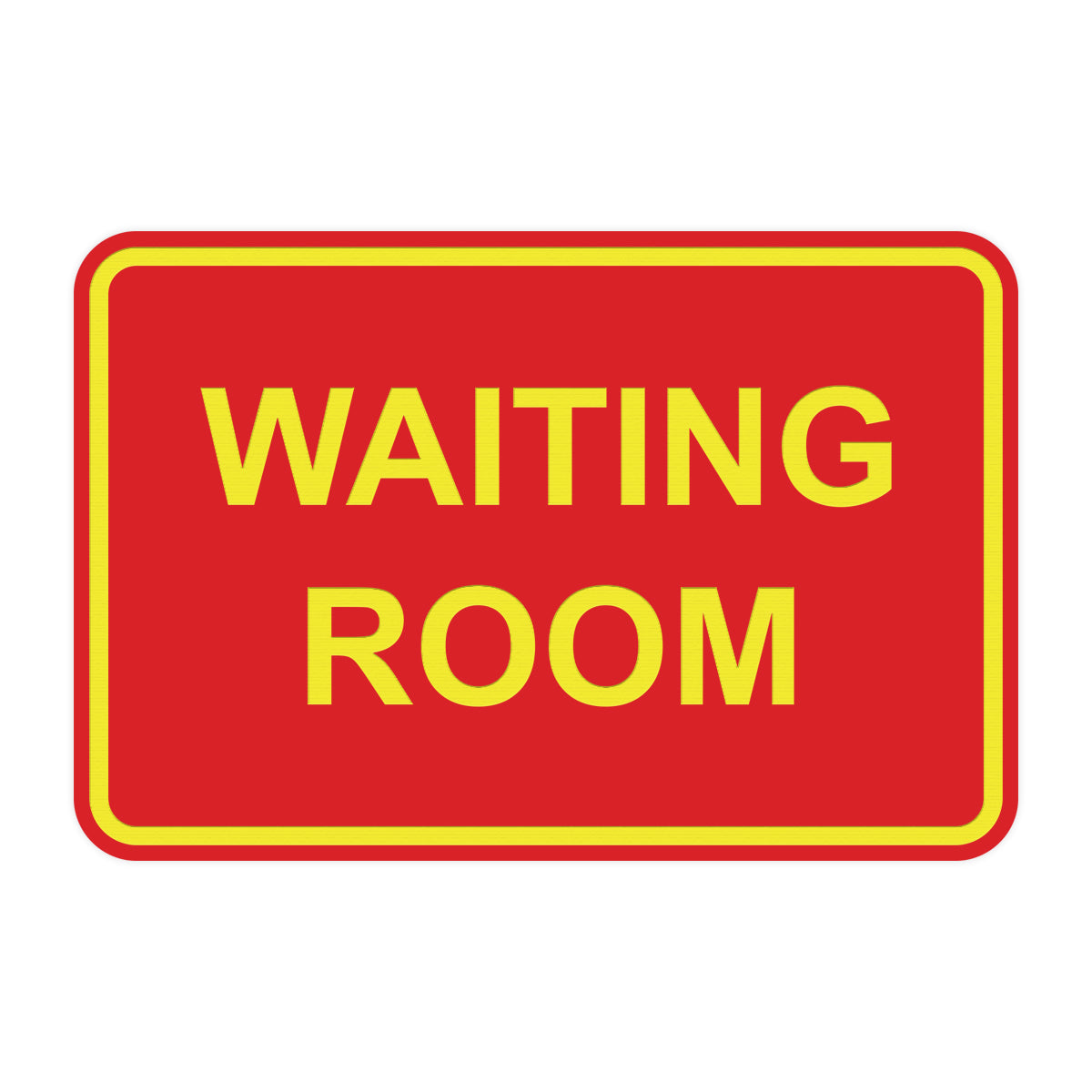 Signs ByLITA Classic Framed Waiting Room Sign