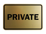 Signs ByLITA Classic Framed Private