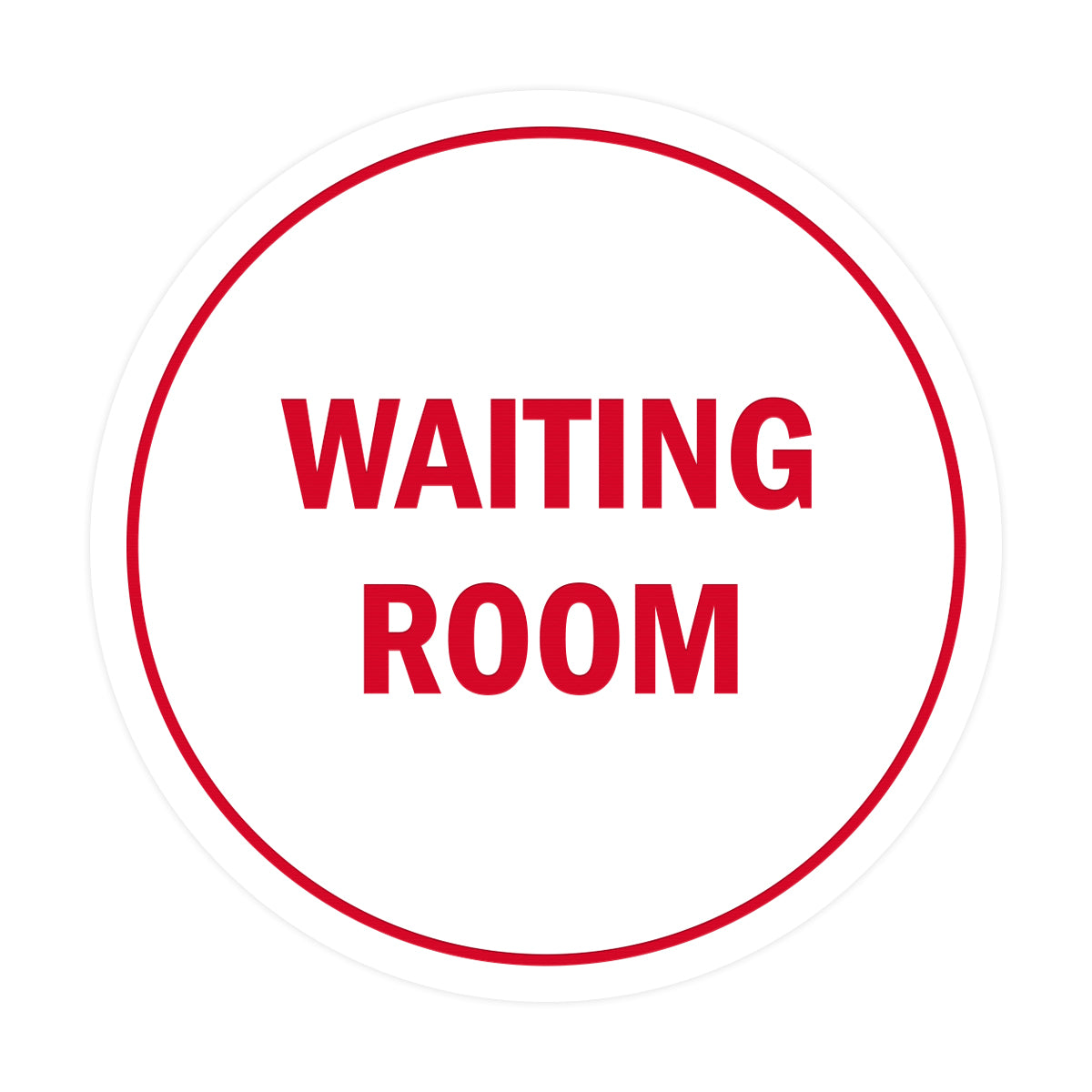 Signs ByLITA Circle Waiting Room Sign