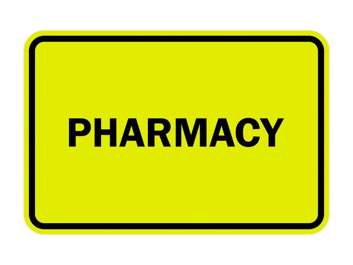 Signs ByLITA Classic Framed Pharmacy Sign