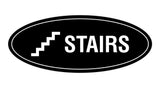 Oval Stairs Sign