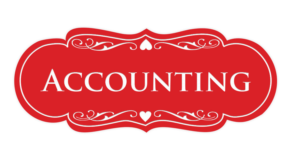 Signs ByLITA Designer Accounting Sign