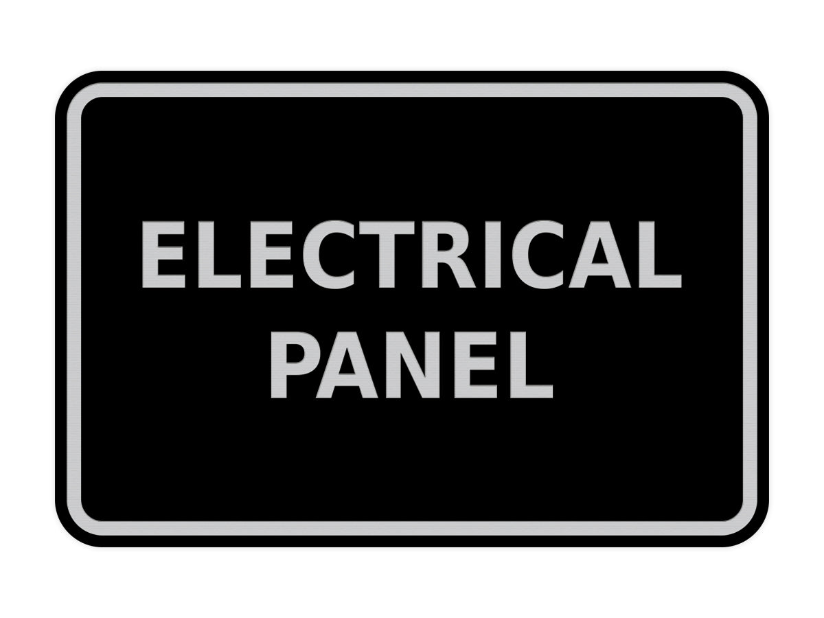 Signs ByLITA Classic Framed Electrical Panel Sign
