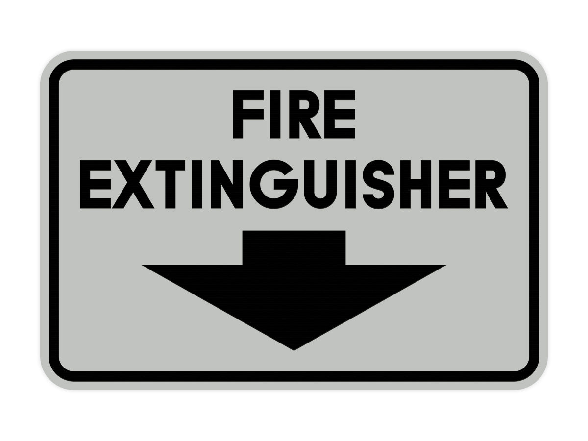 Signs ByLITA Classic Framed Fire Extinguisher