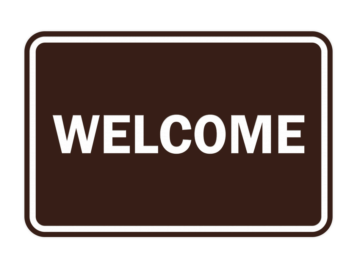 Signs ByLITA Classic Framed Welcome Sign