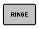 Signs ByLITA Classic Framed Rinse Sign