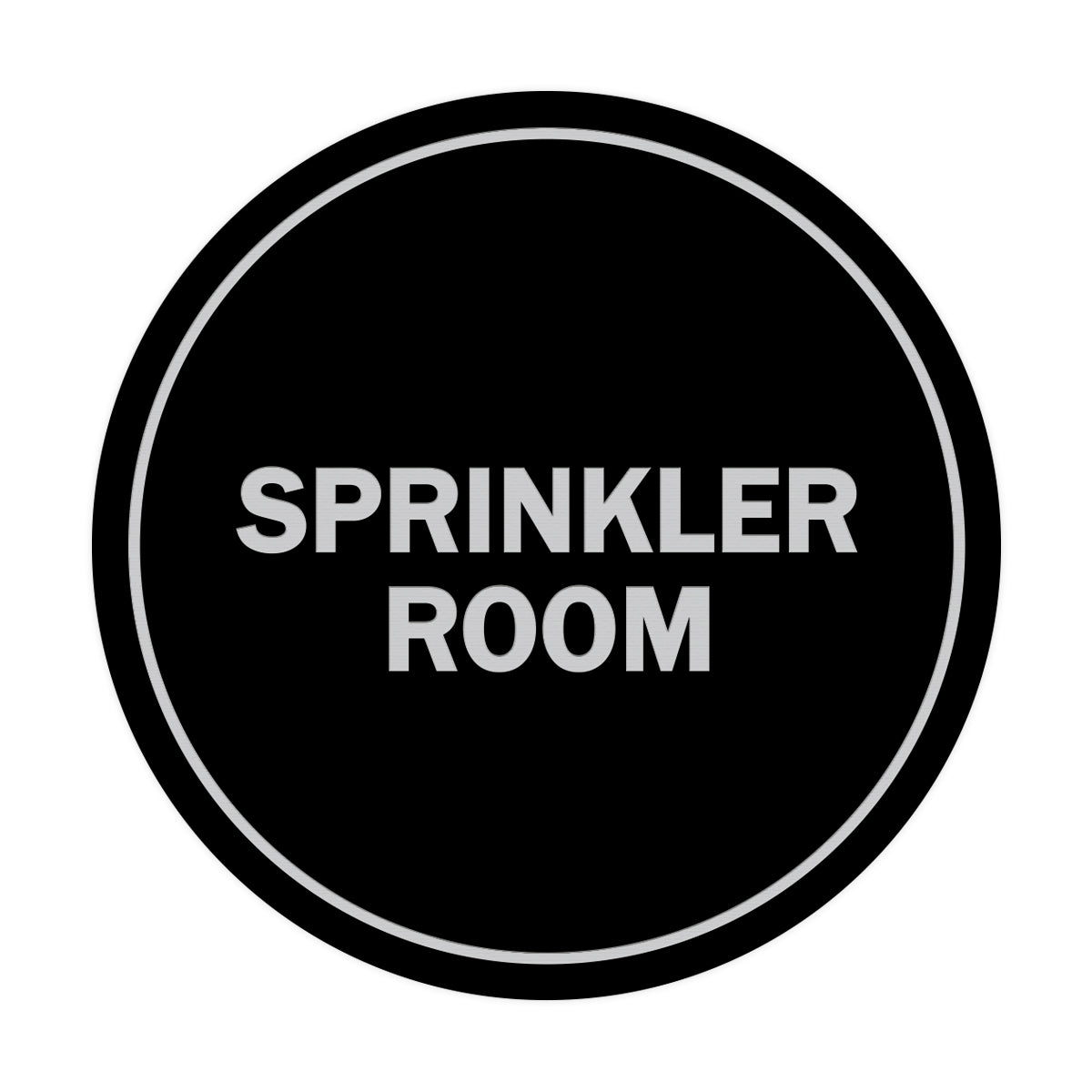 Signs ByLITA Circle Sprinkler Room Sign