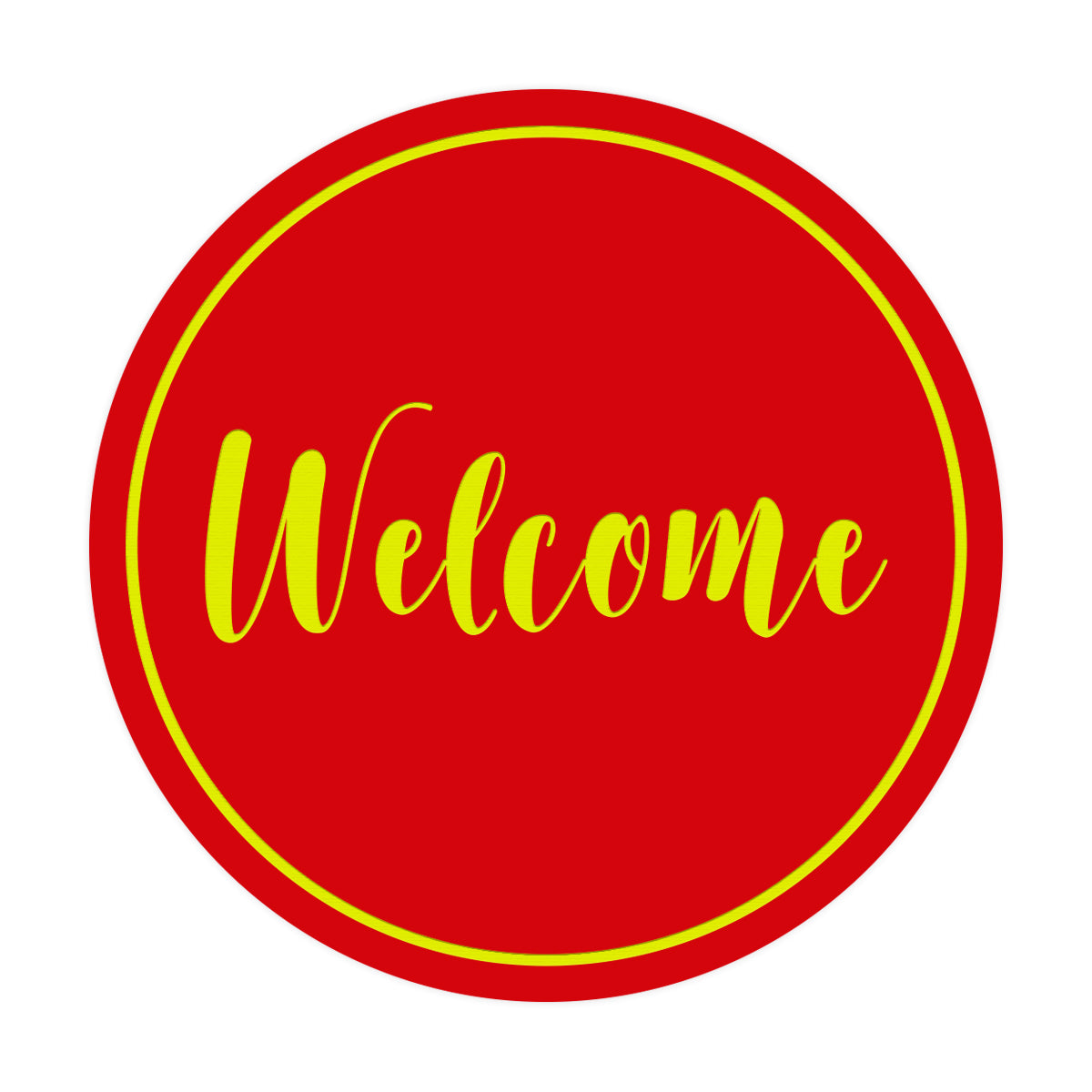 Signs ByLITA Circle Welcome Sign