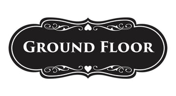 Signs ByLITA Designer Ground Floor Sign