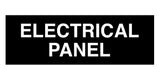 Standard Electrical Panel Sign